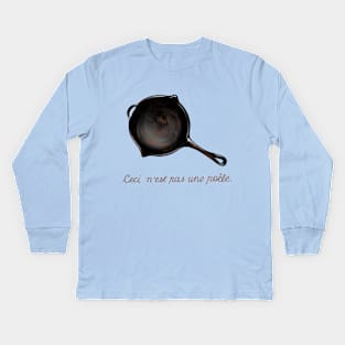 This is not a pan Kids Long Sleeve T-Shirt